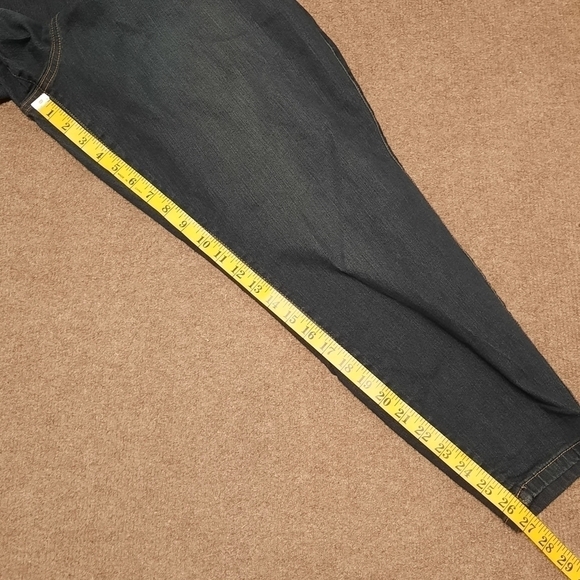 Torrid First at Fit Jeggings Exposed Button Fly Blue Womens Size 24R - Picture 8 of 10